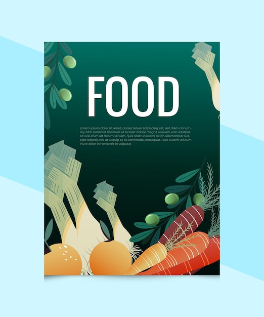 food flyer design