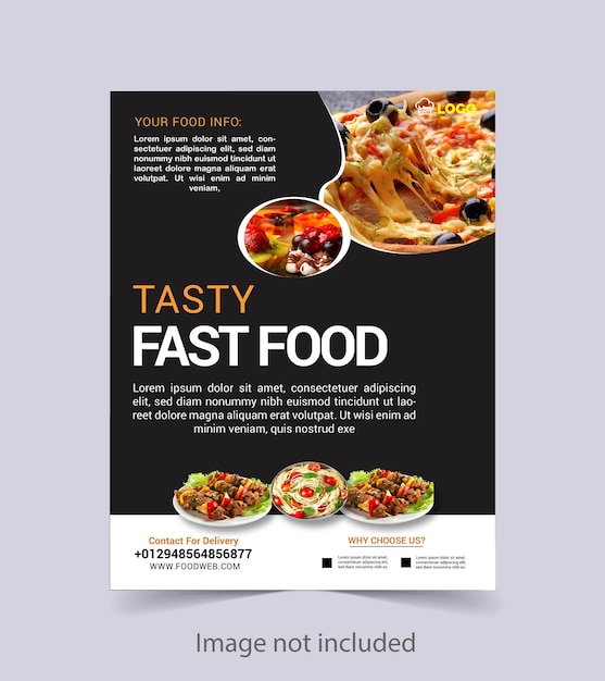 food flyer and post design