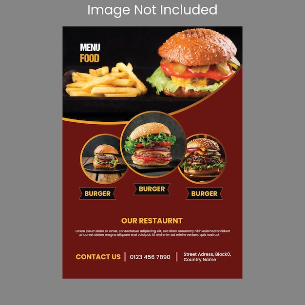 Food Flyer Template design