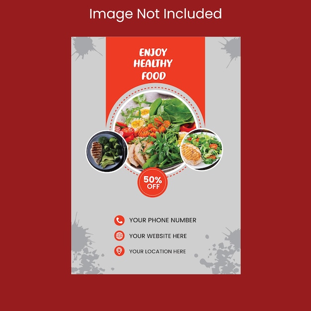 Food Flyer Template design