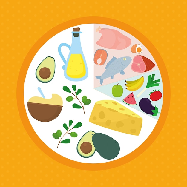 Vector food illustration design