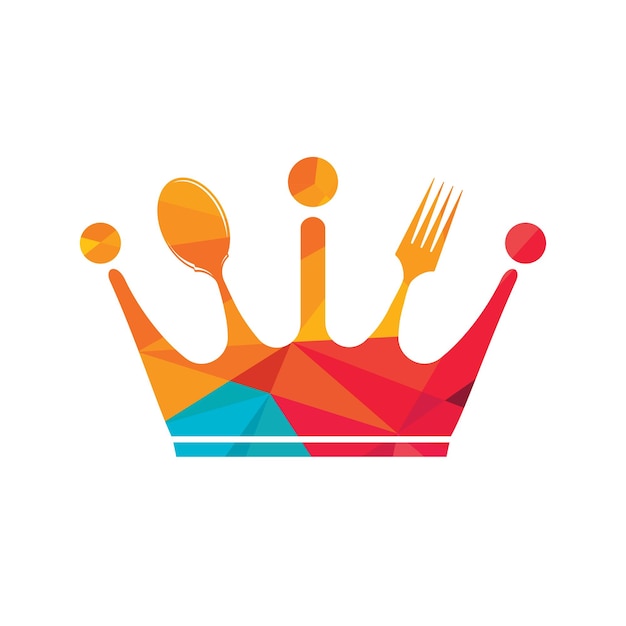 Food kingdom vector logo design