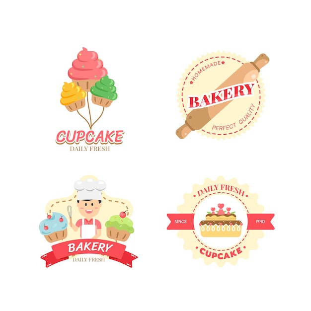 Food Label bakery sweet bakery dessert sweets shop  Design Template