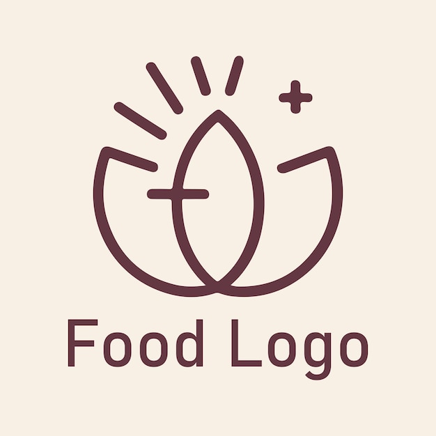 Food logo concept vector image