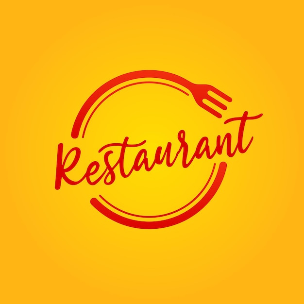 food logo design vector for resturant logo