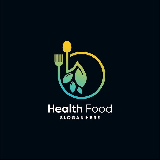 Food logo vector design illustration with modern creative concept