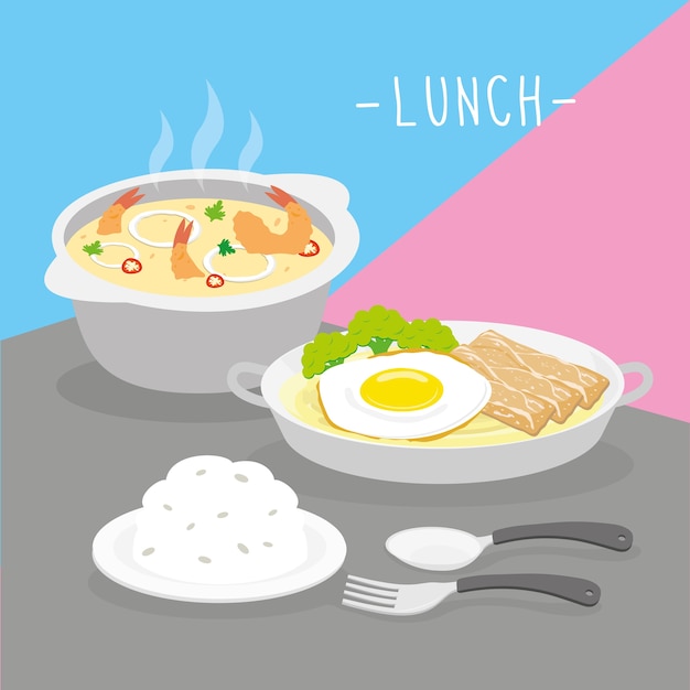 Food Meal Lunch Dairy Eat Drink Menu Restaurant Vector