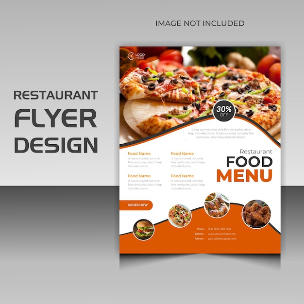 Food Menu Restaurant Flyer Design