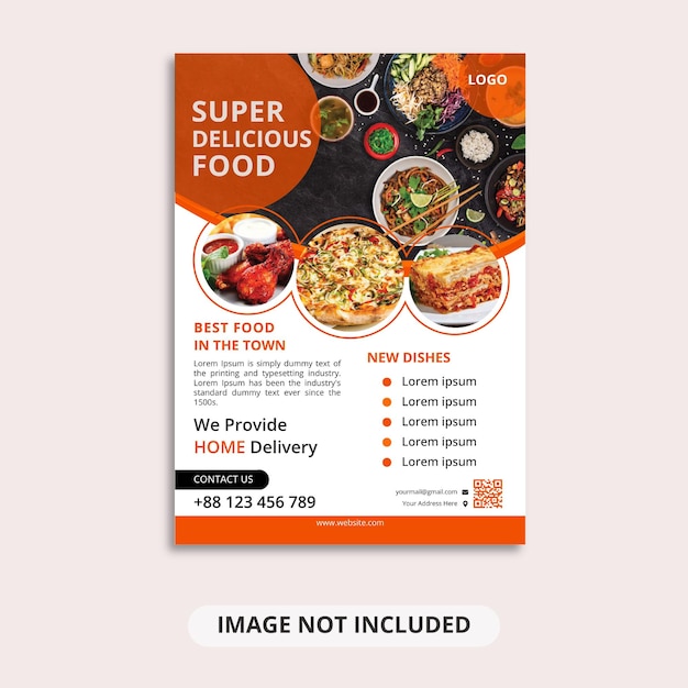 Food Restaurants Flyer Design