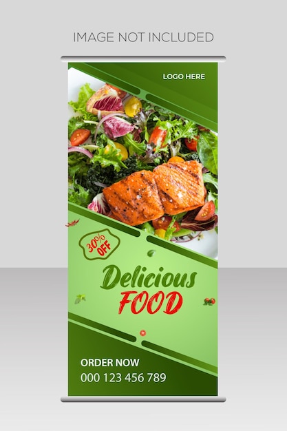 Food RollUp Banner