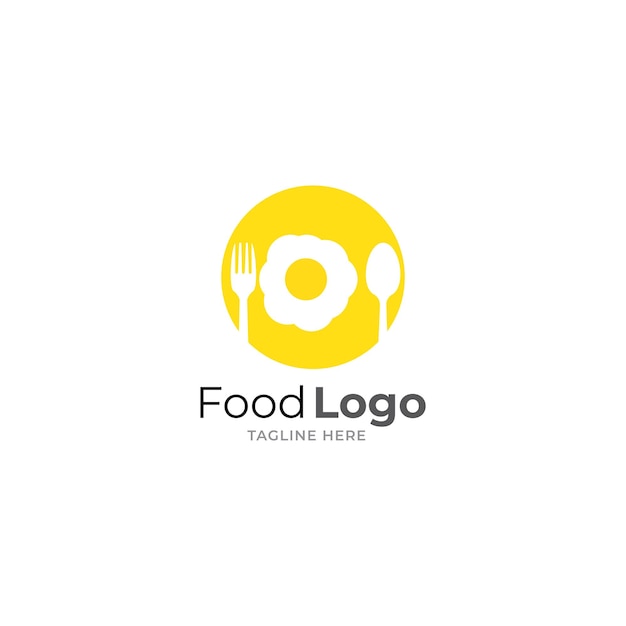 Food Talk Logo Design Template