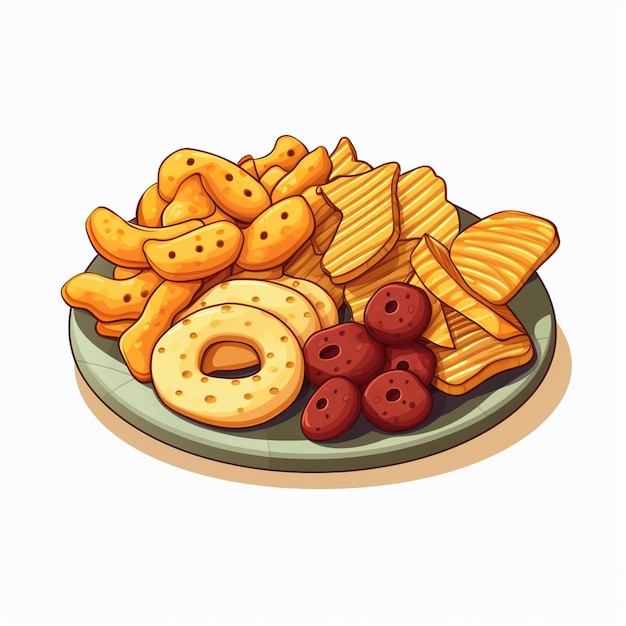 food vector snack illustration eat set icon isolated dessert drink chocolate sweet symbo