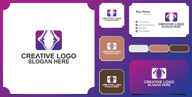 Foot logo template