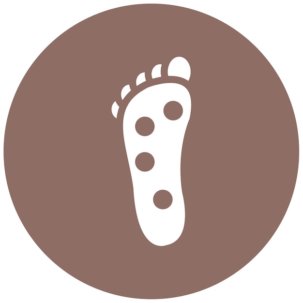 Vector foot massage icon