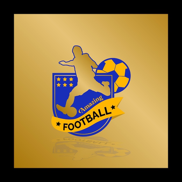 Football club logo vector idea