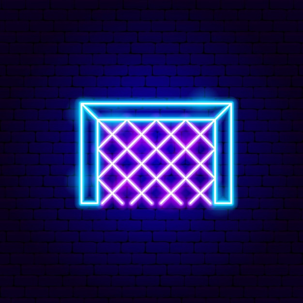 Football Goal Neon Sign