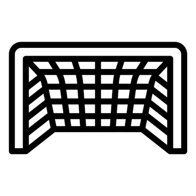 Football goal Vector Icon Design Illustration