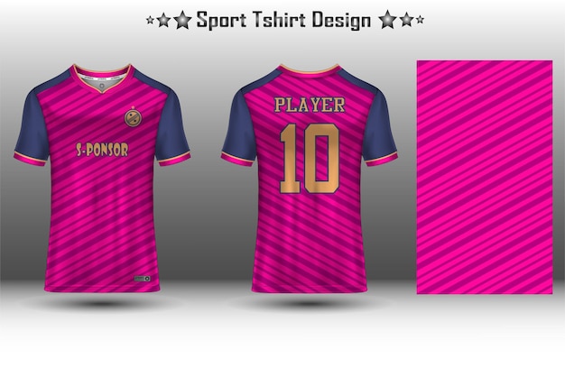 Football jersey mockup soccer jersey mockup cycling jersey mockup and sport jersey mockup with abstract geometric pattern