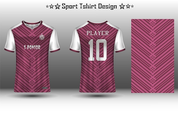 Football jersey mockup soccer jersey mockup cycling jersey mockup and sport jersey mockup with abstract geometric pattern