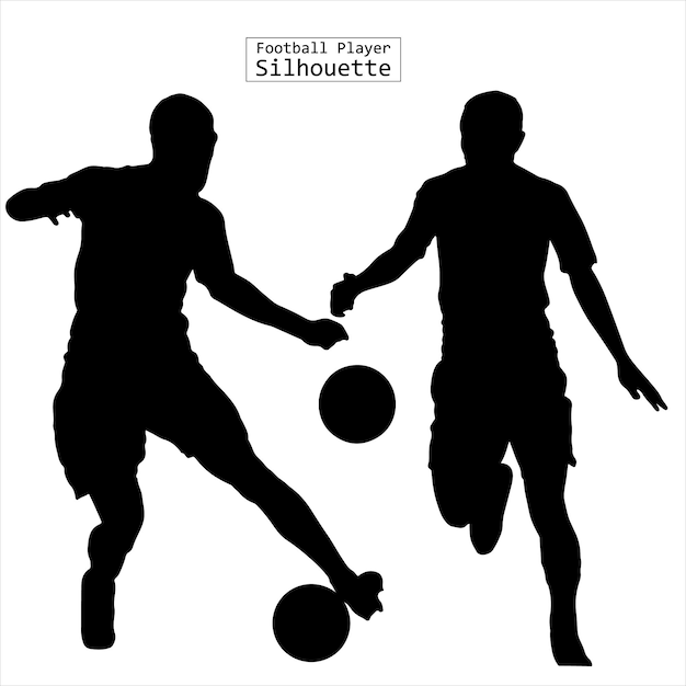 Football Player Silhouette 2023