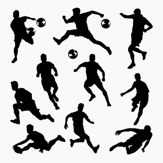 Football player silhouette 2