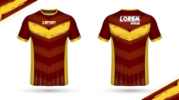 Football shirt template 