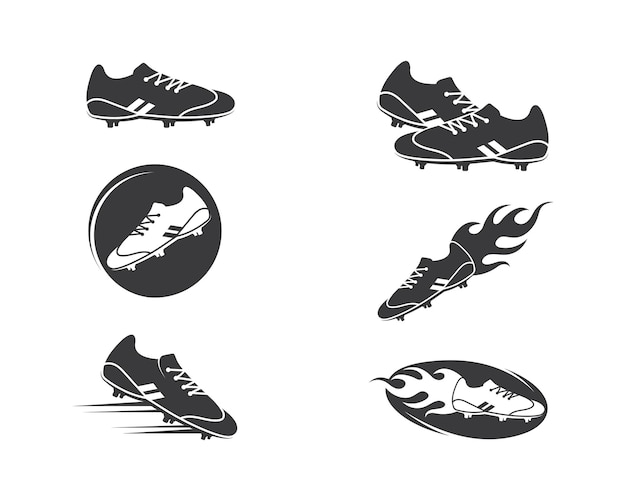 Football shoes vector icon illustration design