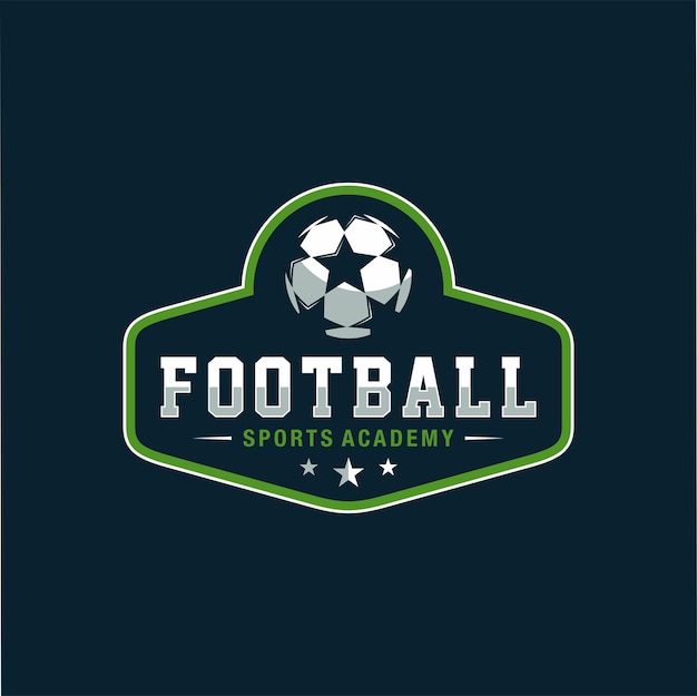 Football sports emblem Logo Template Design