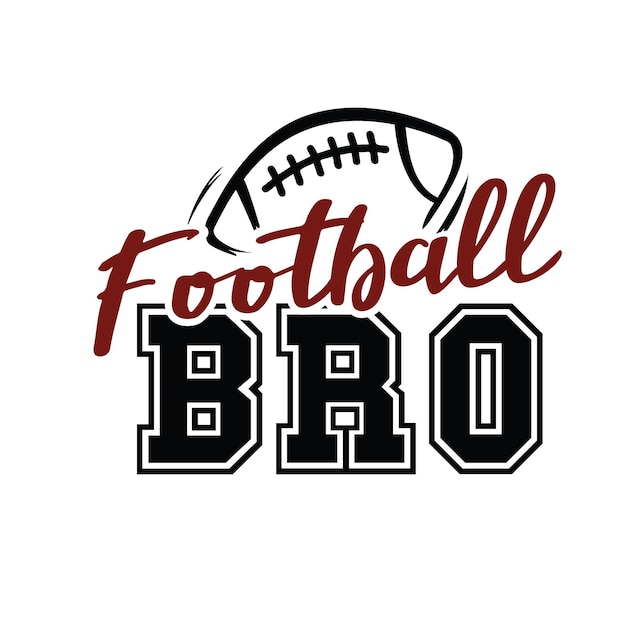 Football SVG Cut Files design Graphic