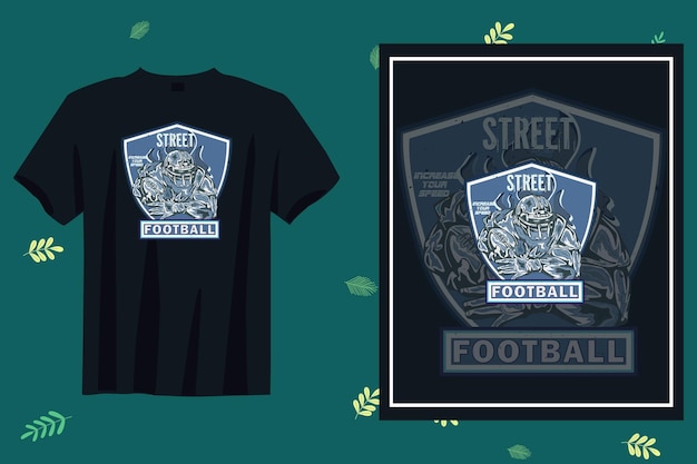 Football t shirt design vector