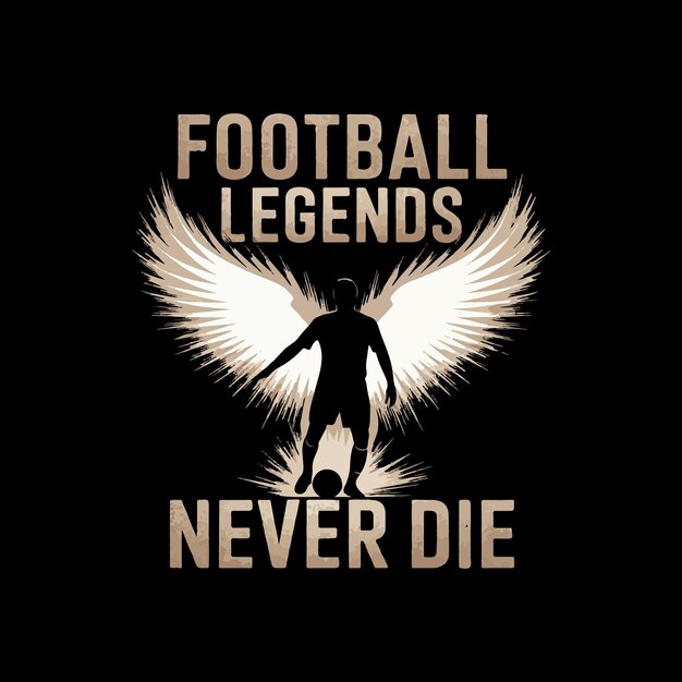 Vector football t shirt design