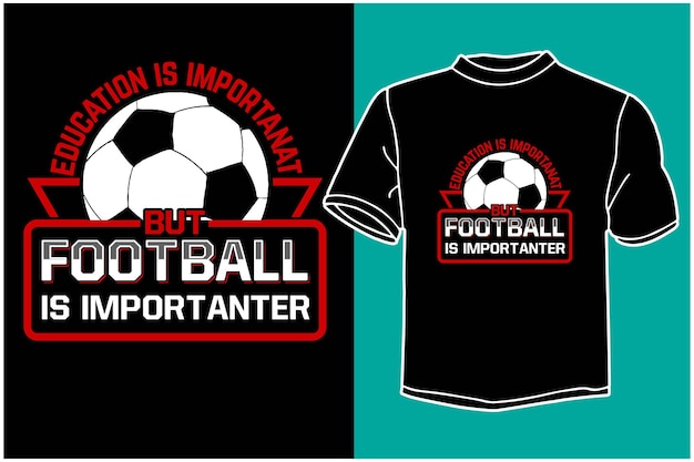 Vector football t shirt design