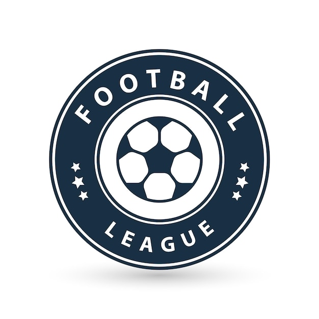 Football team or club badges flat labels logo design