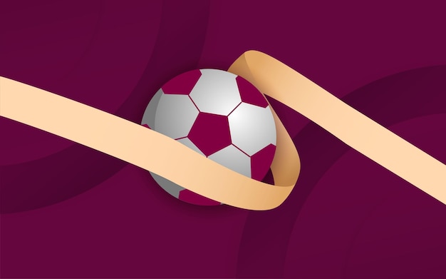 Football tournament 2022 Qatar background design