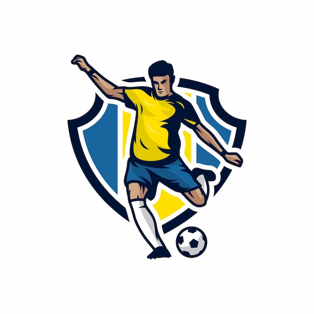 Football vector icon illustration