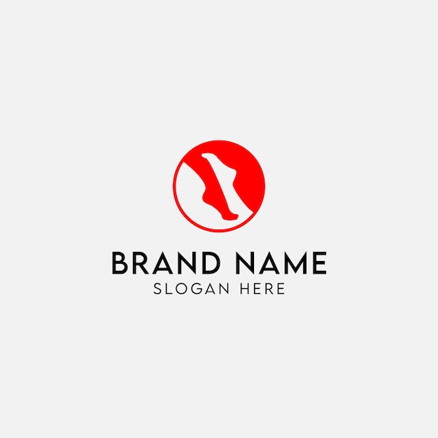 FOOTWEAR LOGO VECTOR TEMPLATE