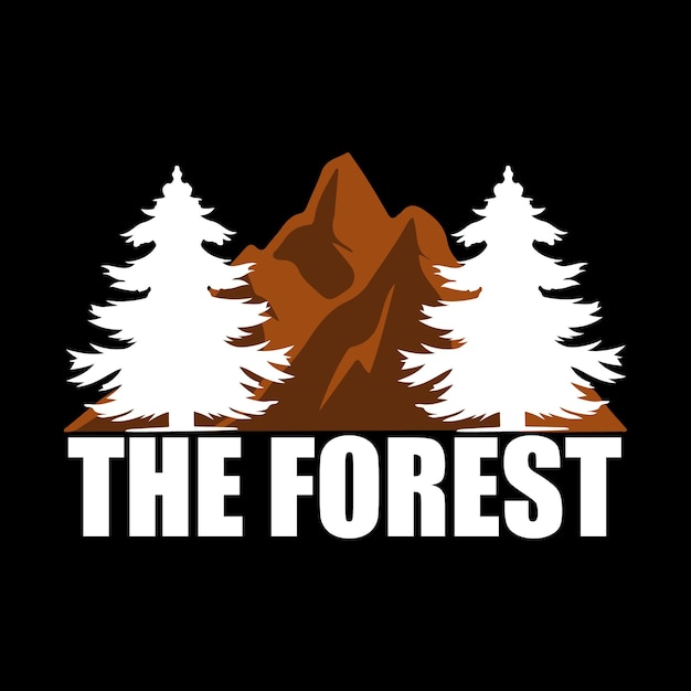 Forest T-shirt design