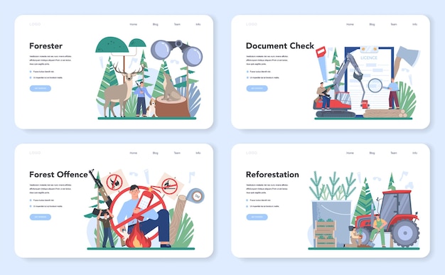 Forester landing page set