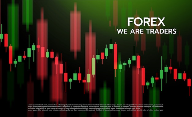 Forex  concept stock exchange and trader