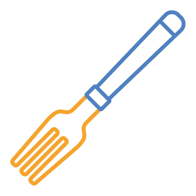 Vector fork icon