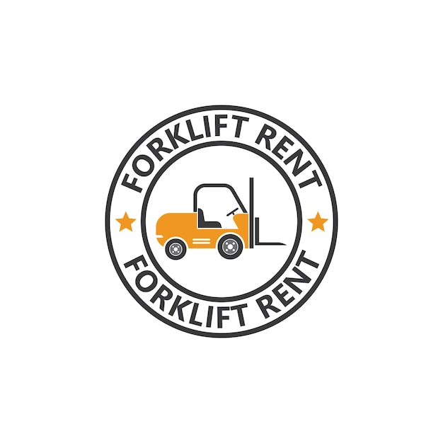 Forklift icon vector illustration design