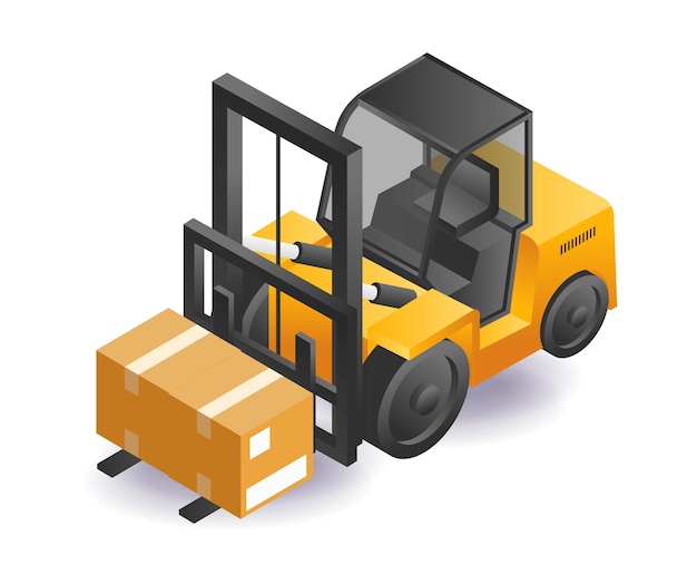 Forklift lift goods