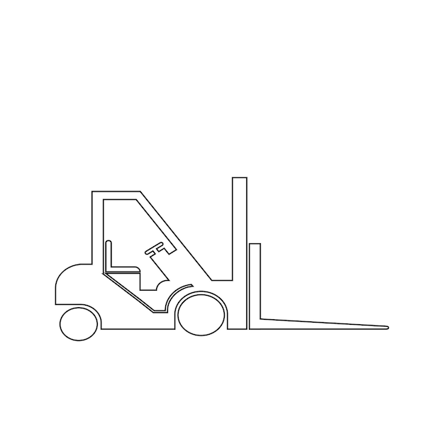 Forklift logo vektor