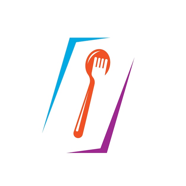 Forkspoon icon vector illustration design template