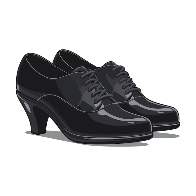 Vector formal shoes vector icon