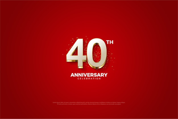 forty Anniversary background