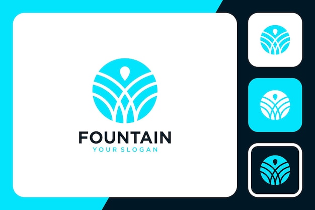 fountain logo design inspiration