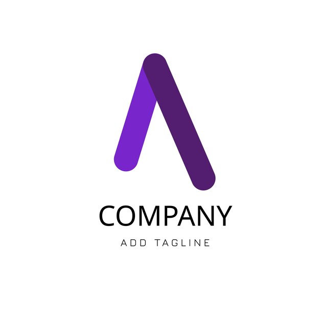 Four colorful A logos for different companies