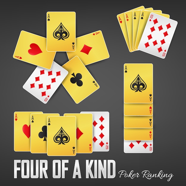 Four of a kind poker ranking casino sets