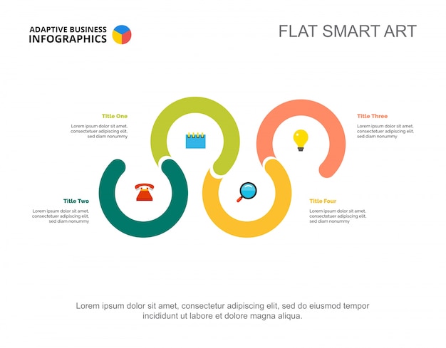 Four Points Marketing Slide Template